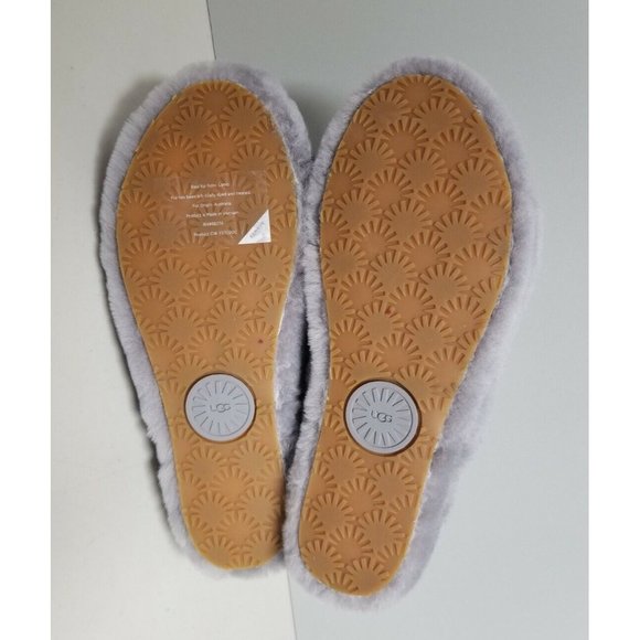 UGG Oh Yeah Fluffy Gray Slide Sandals Size 8 39 - Picture 5 of 6